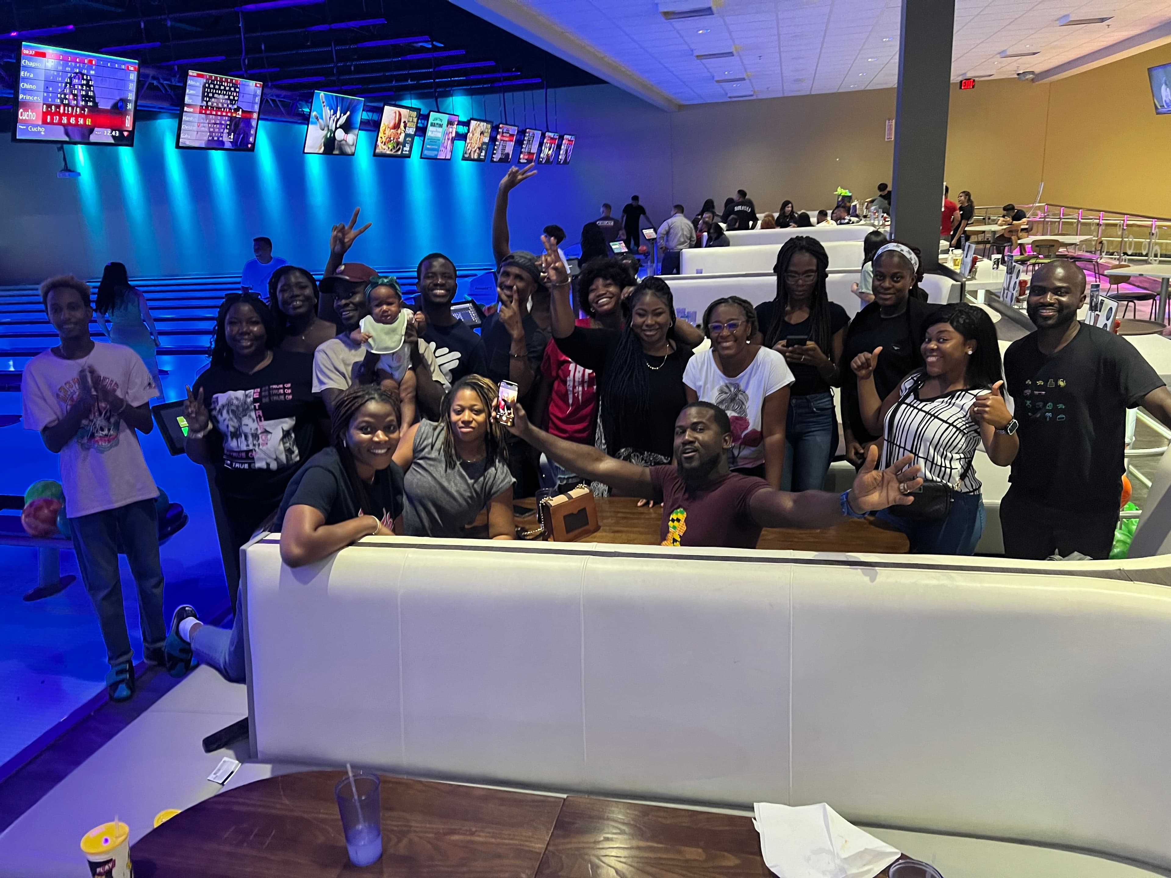 Young Adults (YAYA) group at Main Event
